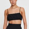 Black Bralette Top Sleeveless