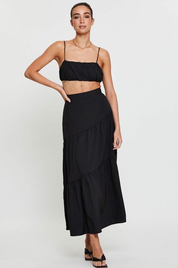 Black Bralette Top Sleeveless - Image 2