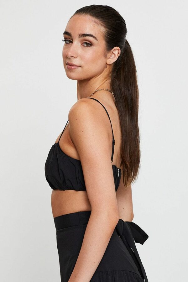Black Bralette Top Sleeveless - Image 4