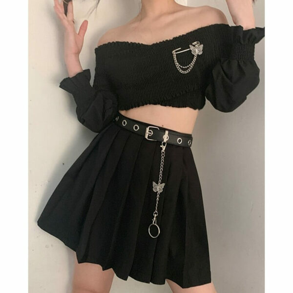 Alternative butterfly gothic chain belt - Image 5