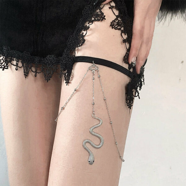 Gothic aesthetic snake garter - Image 4