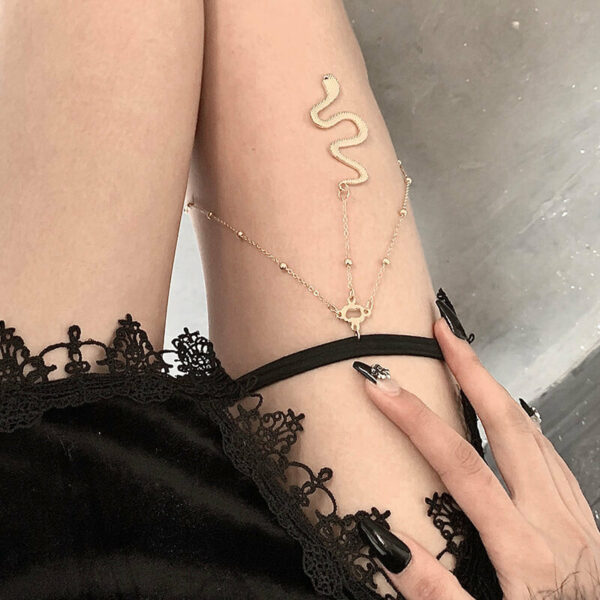 Gothic aesthetic snake garter - Image 2