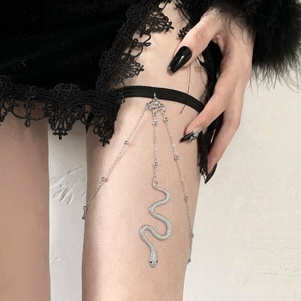 Gothic aesthetic snake garter - Image 3