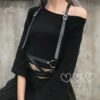 Punk lolita sweet killer suspender loop belt