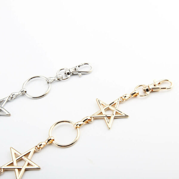 Y2k girl twinkle stars circle body chains - Image 5